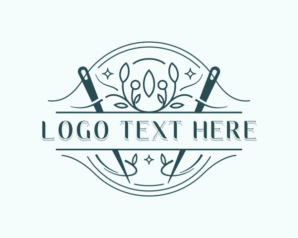 Stitching logo example 4