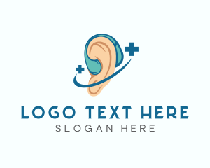 Medical Hearing Aid Device logo design