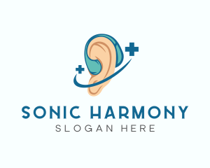 Medical Hearing Aid Device logo design