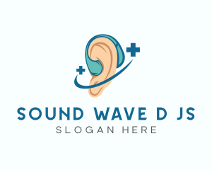 Medical Hearing Aid Device logo design