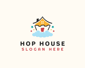 Kindergarten Preschool House logo design