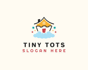 Kindergarten Preschool House logo design