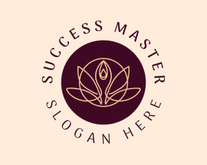 Wellness Yoga Lotus logo design