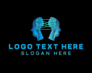 Artificial Intelligence Technology logo design