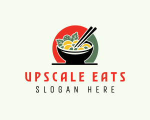 Vegetable Salad Dining logo design