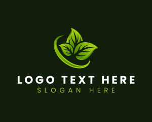 Leaf Landscaping Botanical logo design