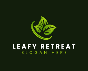 Leaf Landscaping Botanical logo design