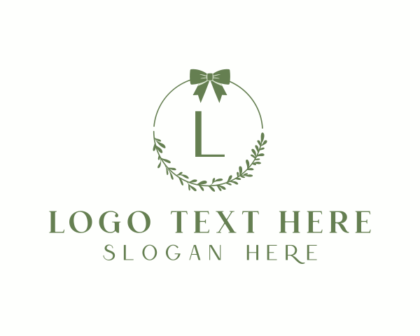 Ribbon logo example 4