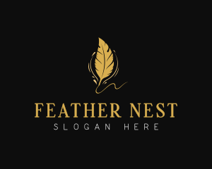 Writer Feather Quill logo