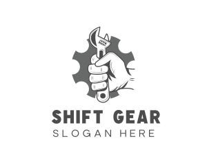 Spanner Gear Handyman logo design