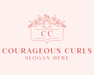 Bakery Strawberry Cake logo design