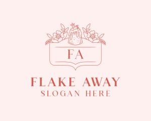 Bakery Strawberry Cake logo design