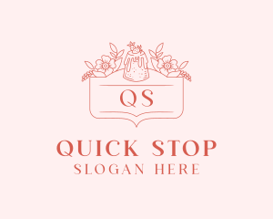 Bakery Strawberry Cake logo design