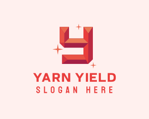 Shiny Gem Letter Y logo design