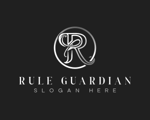 Luxury Regal Letter R logo design