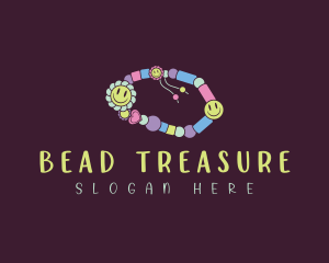 Smiley Beads Bracelet logo design