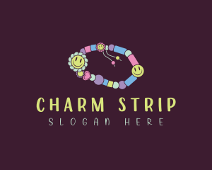 Smiley Beads Bracelet logo design