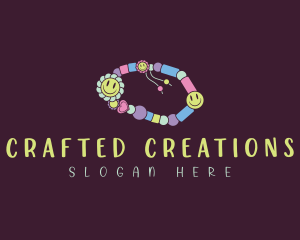 Smiley Beads Bracelet logo design