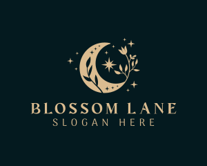 Mystical Floral Moon logo