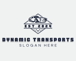 Muscle Car Transportation logo design