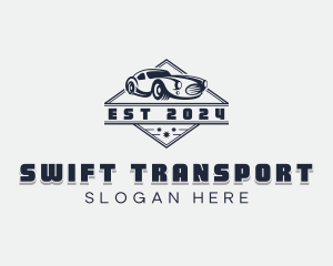 Muscle Car Transportation logo design