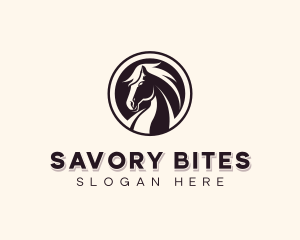 Horse Equestrian Stallion logo