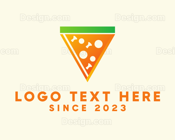 Pizza Slice Restaturant Logo