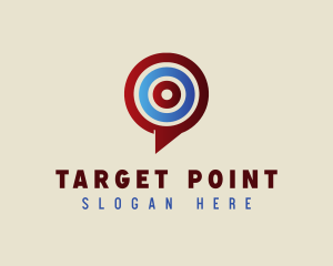 Target Chat App logo design