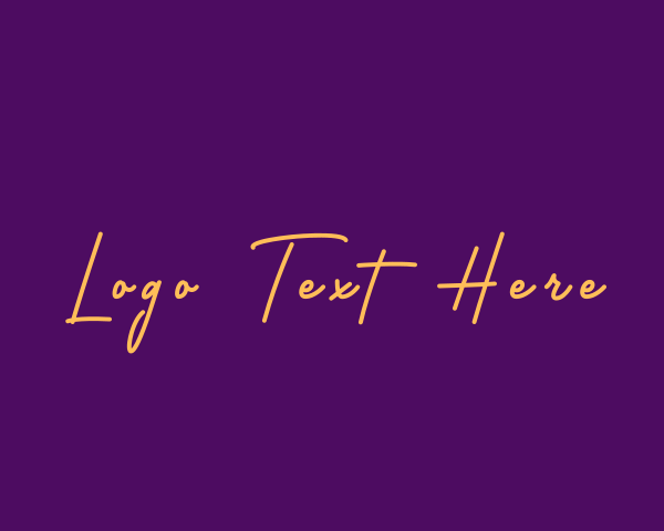 Gold And Purple logo example 1