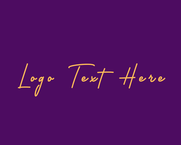 Golden Premium Text logo