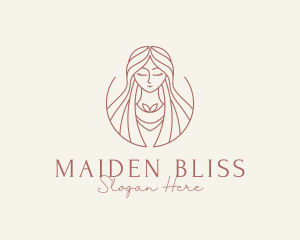 Feminine Woman Maiden logo design