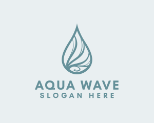 Water Liquid Droplet logo design