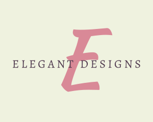 Elegant Beauty Signature logo design