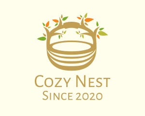 Tree Nest Basket logo design