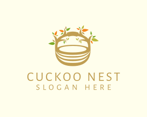 Eco Nest Basket logo design