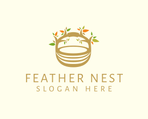 Eco Nest Basket logo design