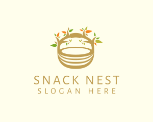 Eco Nest Basket logo design