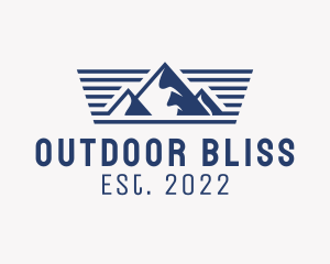 Mountain Outdoor Camp  logo design