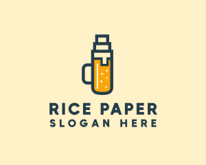 Geometric Beer Mug  logo design