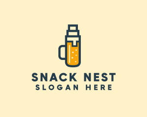 Geometric Beer Mug  logo design