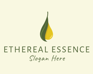 Leaf Oil Extract logo design