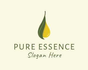 Leaf Oil Extract logo design