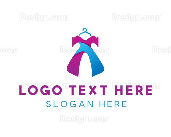 Fashion Clothing Hanger Logo