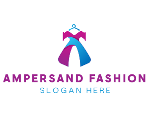 Fashion Clothing Hanger  logo design