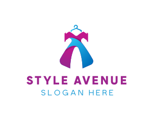 Fashion Clothing Hanger  logo design