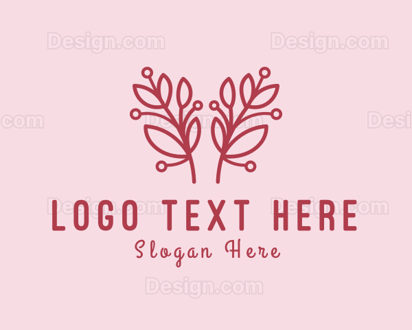 Feminine Flower Boutique Logo