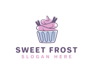 Cupcake Icing Pastry logo