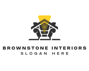 Furnishing Interior Decor logo design