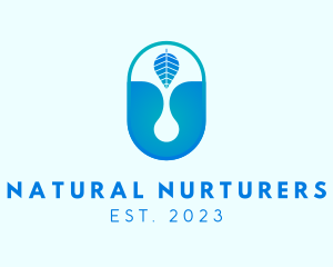 Nature Drinking Water  logo design