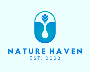 Nature Drinking Water  logo design